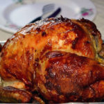 Frango assado na panela de pressão