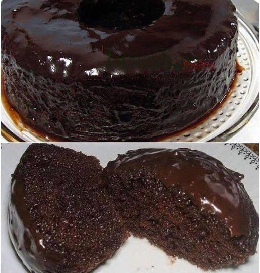 Bolo de Chocolate de Liquidificador rápido de fazer 