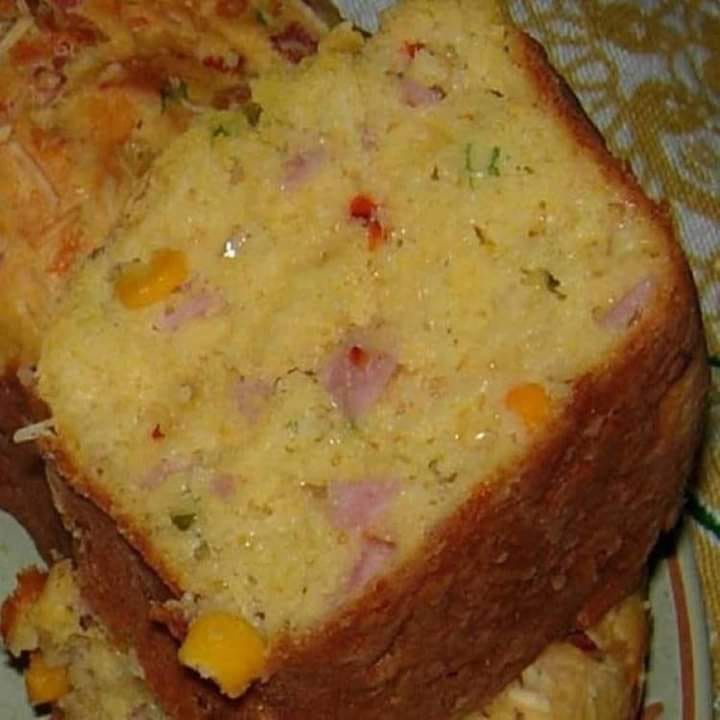 bolo salgado caipira delicioso