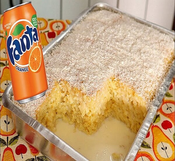 receita de bolo de fanta laranja gelado