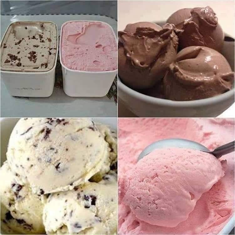 sorvete de 3 ingredientes é perfeita para servir no natal