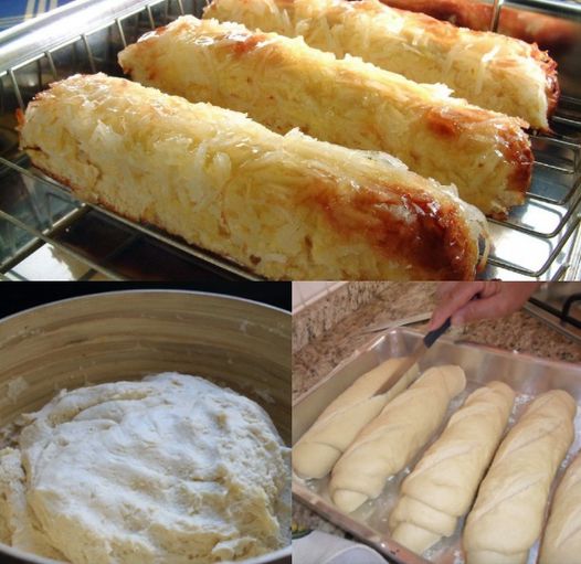 pão doce língua de sogra