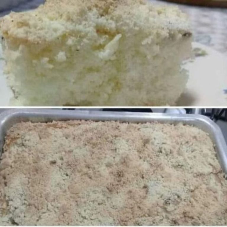 receita de bolo cuca de royal com farofa