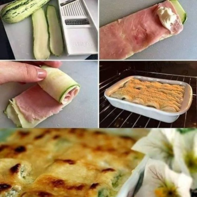 receita de canelone de abobrinha low carb