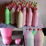 receita de iogurte de garrafa sabor coco, morango e abacaxi