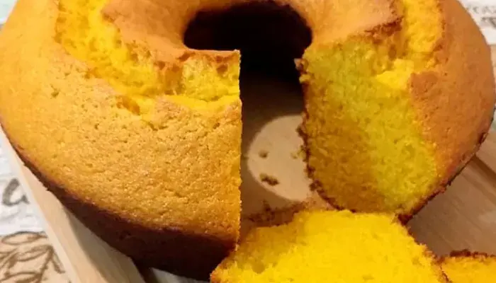 bolo de cenoura simples