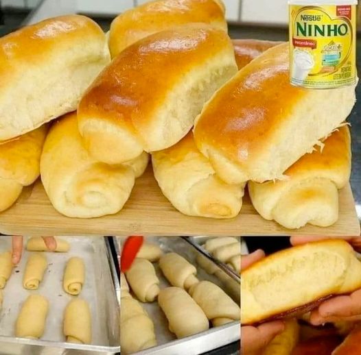 pão caseirinho de leite ninho é simplesmente incrível!