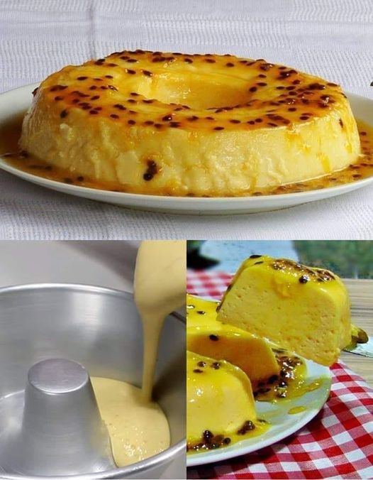 pudim de maracujá simples e delicioso