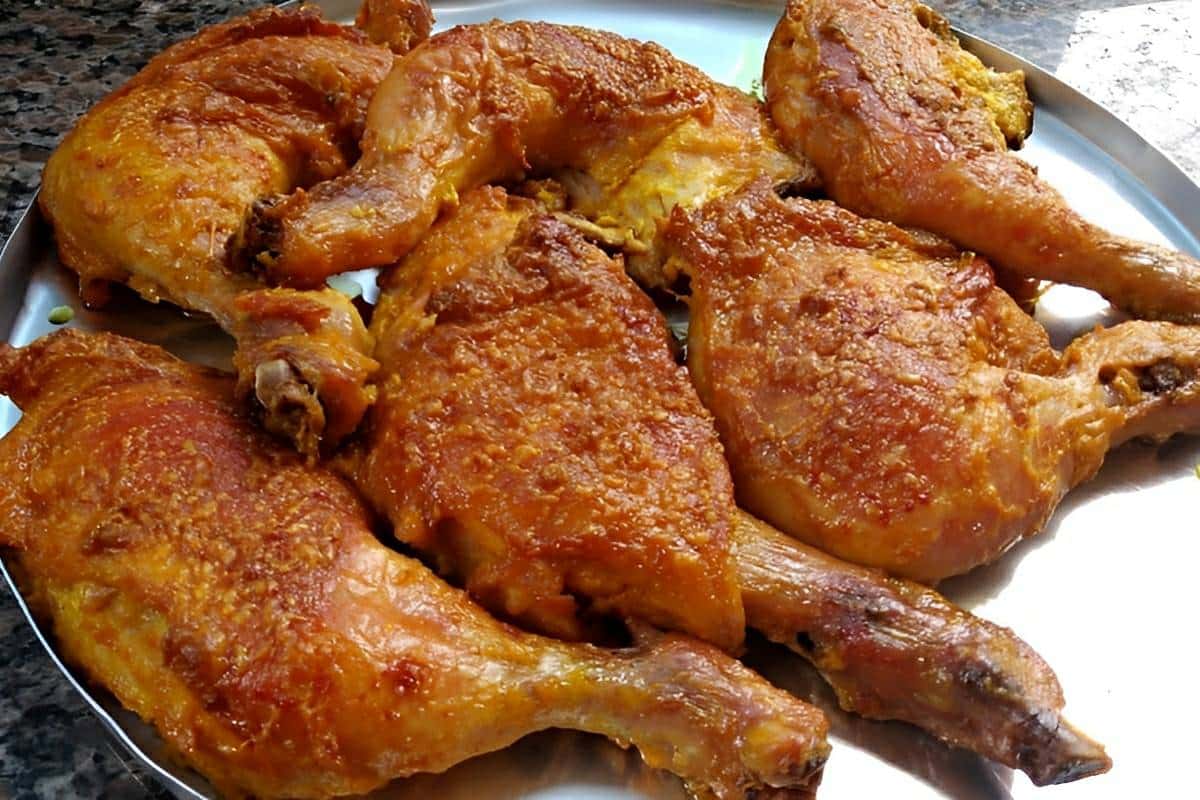 coxa e sobrecoxa de frango na maionese