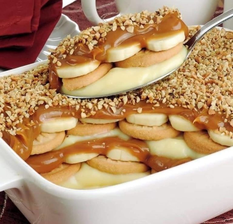 pavÊ de banana com doce de leite