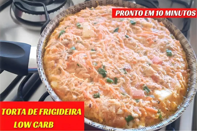torta low carb para substituir o jantar e perder peso