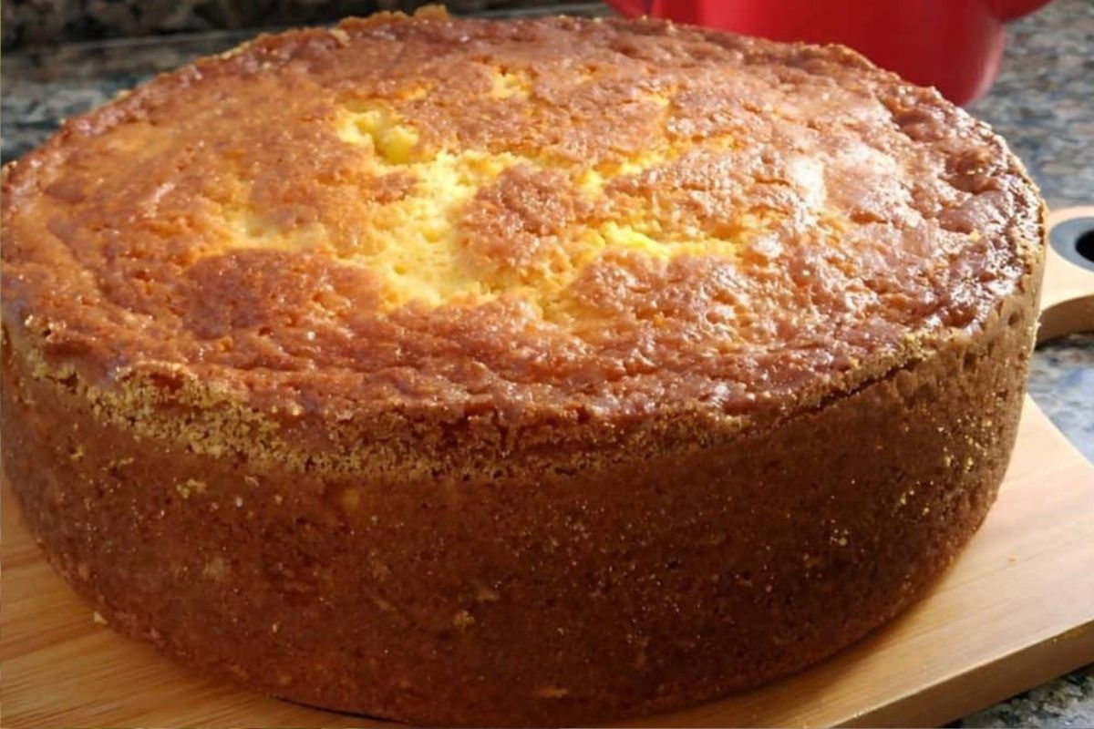 bolo de milho sem farinha da vovó