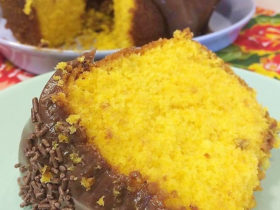 bolo de cenoura que não embatuma