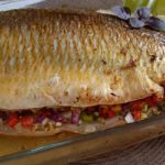 peixe assado no forno com vinagrete