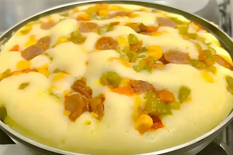 torta salgada de maisena