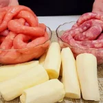 receita com linguiça