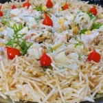 salpicão de frango natalino