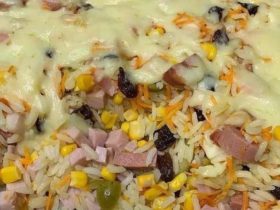 arroz natalino colorido