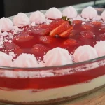 sobremesa de morango deliciosa