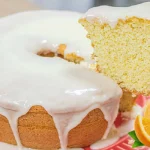 bolo de laranja com cobertura bem fofinho e macio