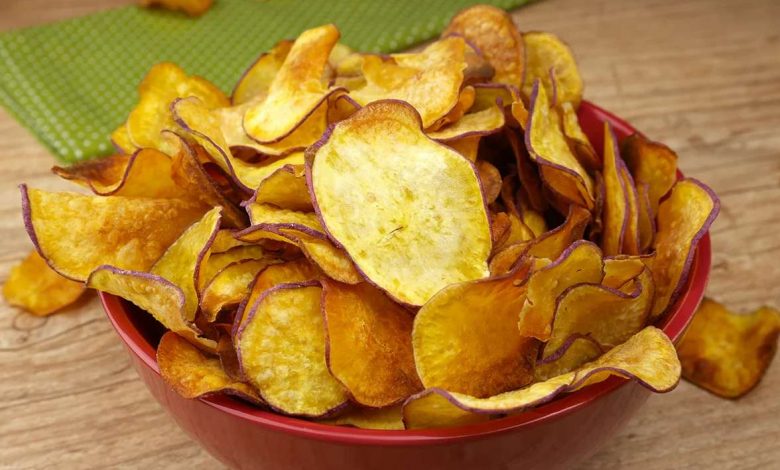 chips de batata doce