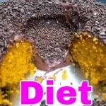 bolo diet de cenoura