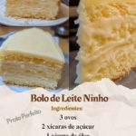 bolo de leite ninho