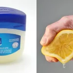 mix vaseline with lemon