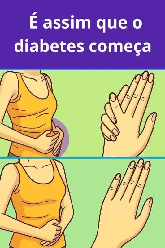 É assim que o diabetes começa