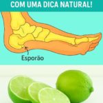 receita caseira com limão para aliviar o esporão