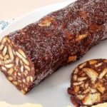 salame de chocolate caseiro