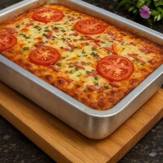 torta pizza de liquidificador