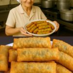 pastel caseiro crocante